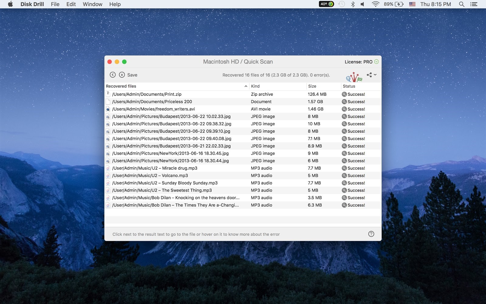 Basic Steps of Mac Hard Drive Data Recovery