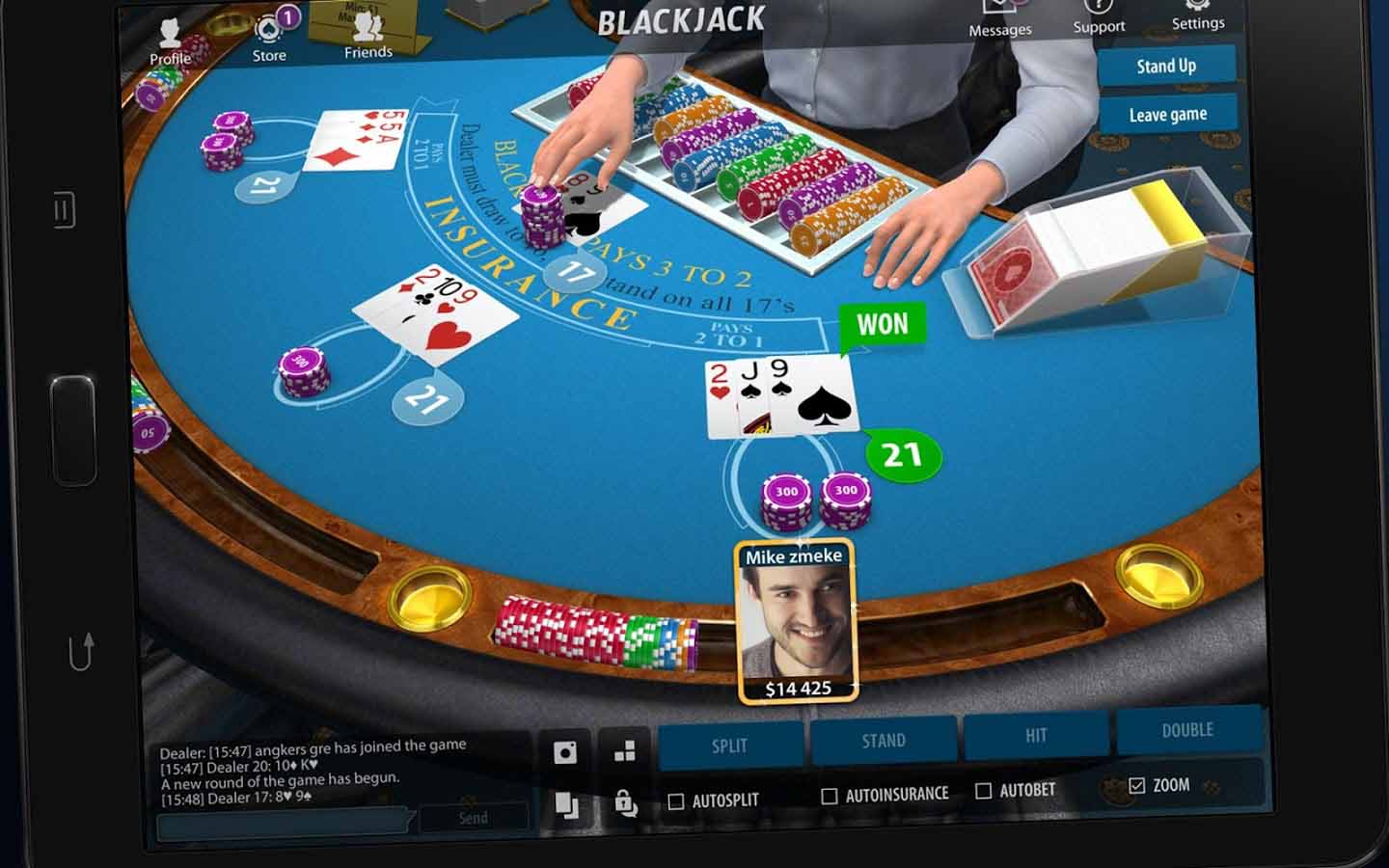 standartbahis Mobil Blackjack