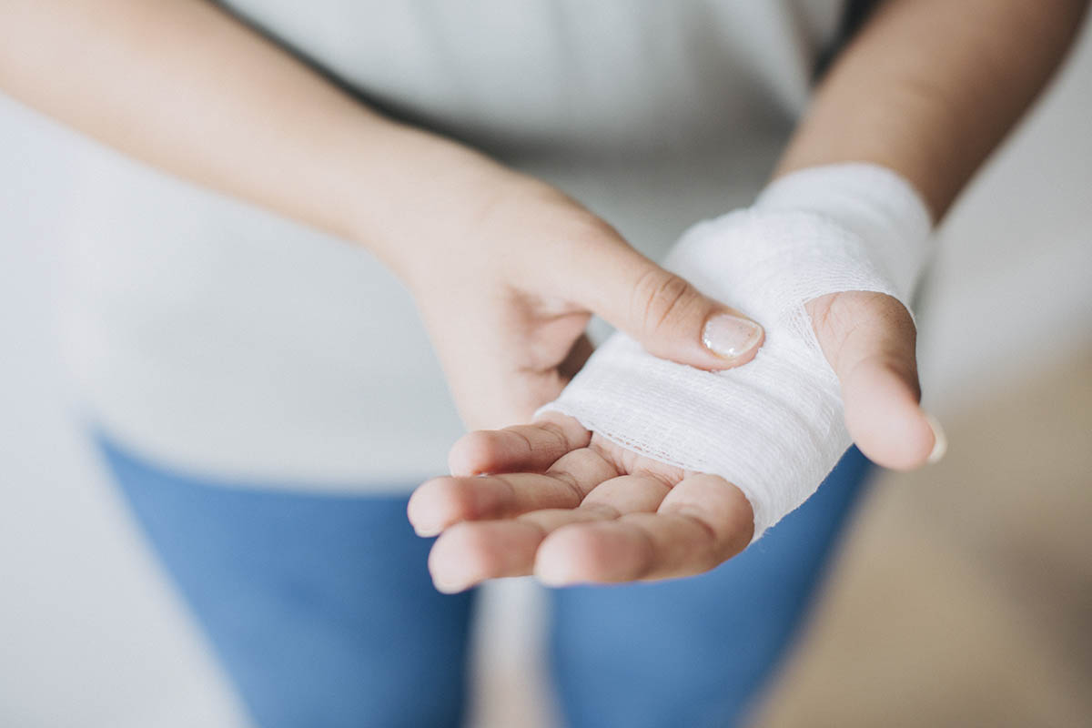 steps to take if you had a distressing injury.