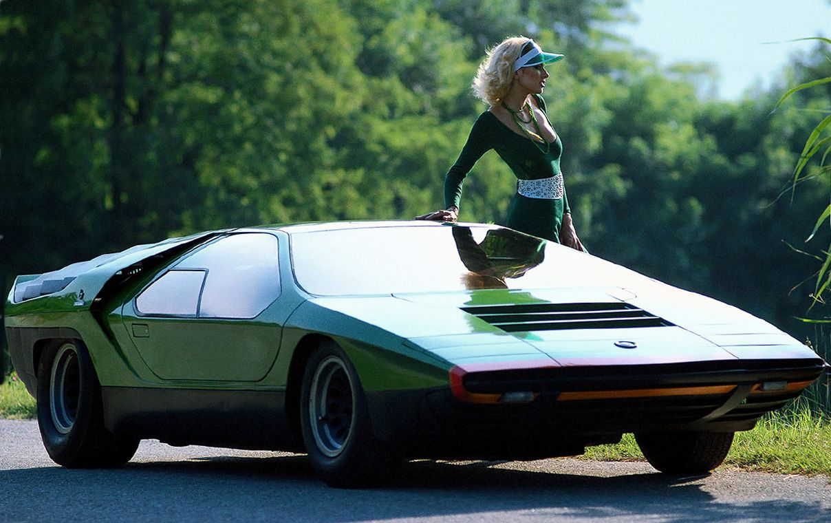 Carabo concept car in 1968 by the one Alfa Romeo.