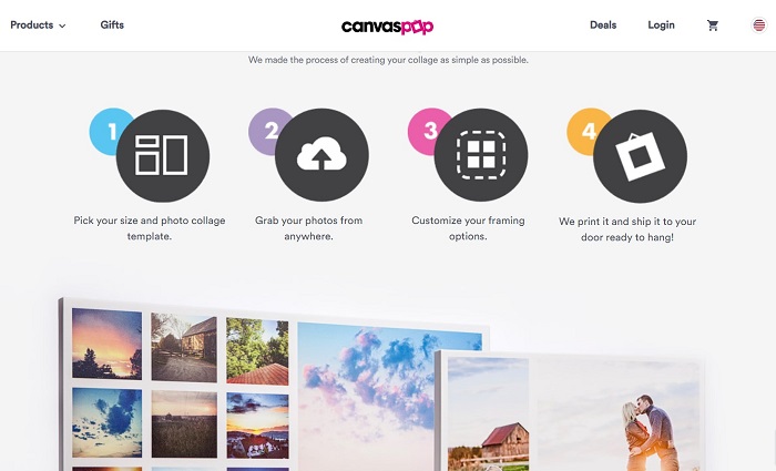 CanvasPop photo collages