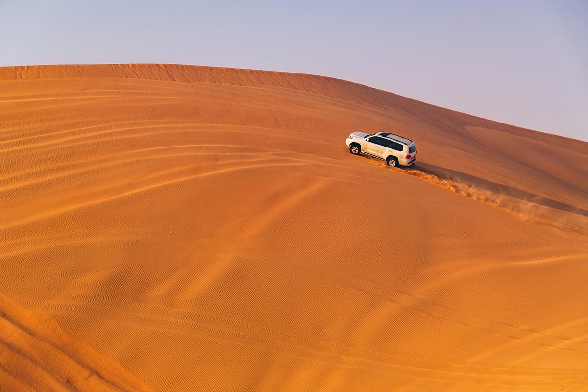 Desert dune bashing