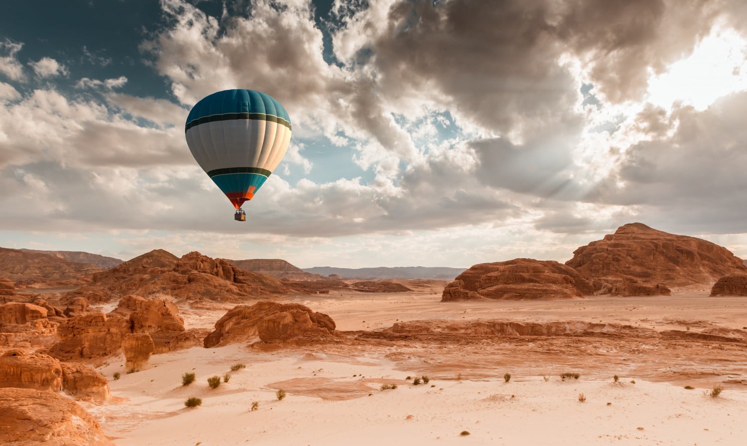 Hot air balloon ride