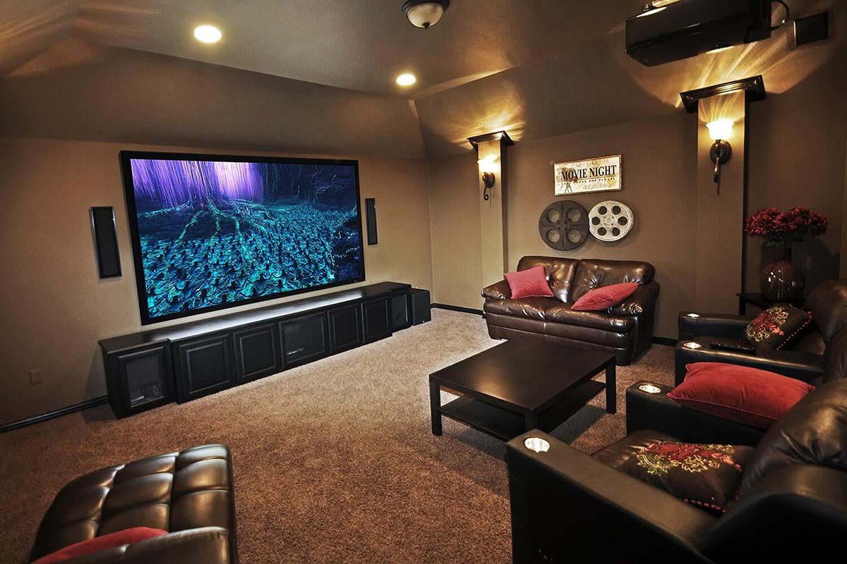 Decorating your theatre as though you would any other room