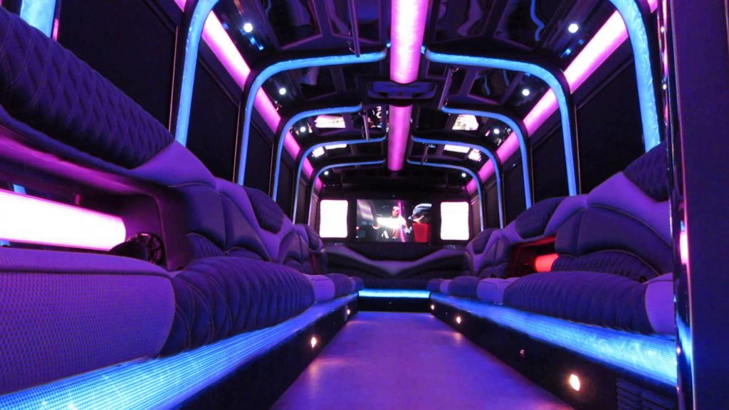 a limo bus for a fun night out