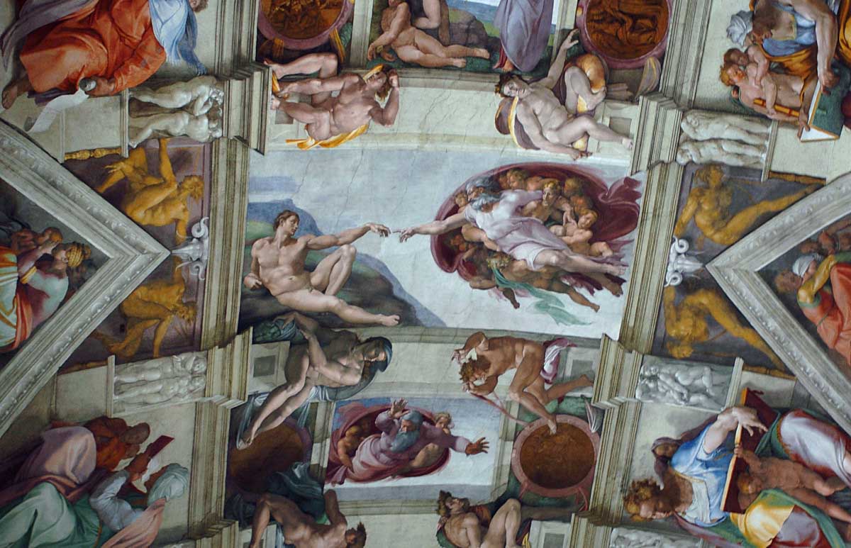 Leonardo DaVinci’s work in the Sistine Chapel