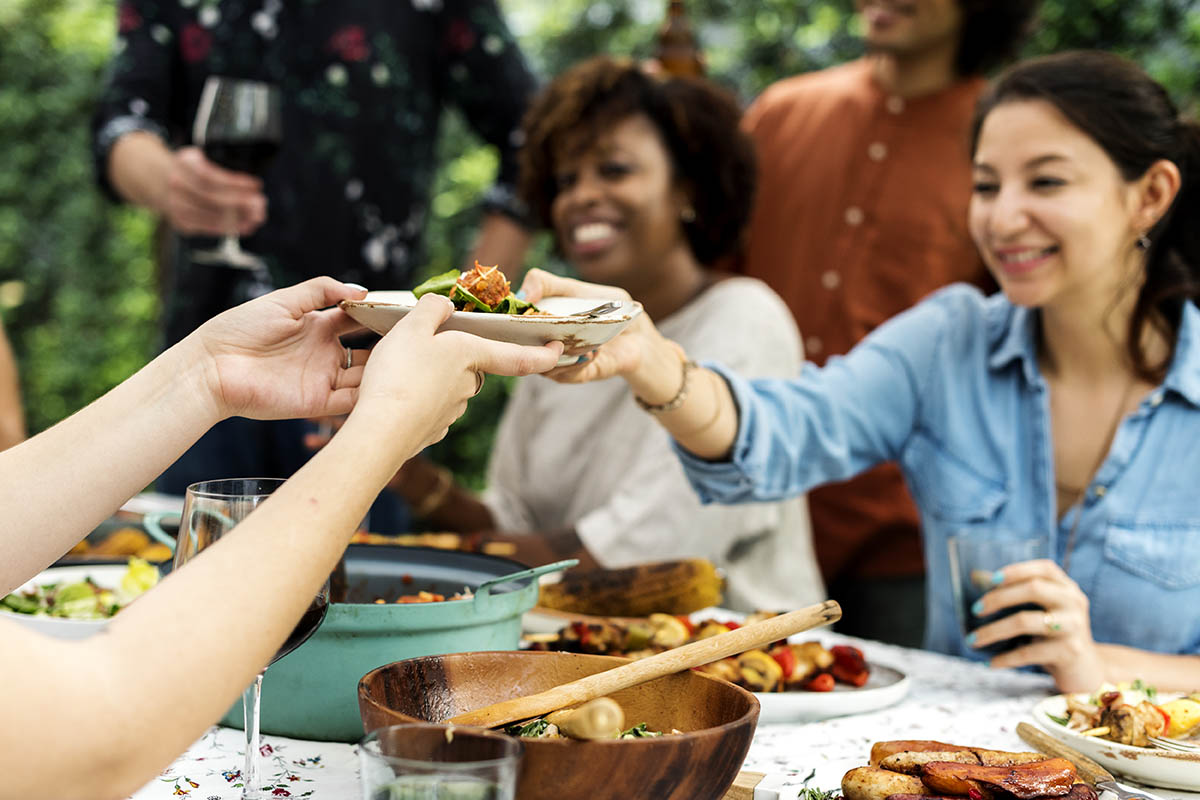 a potluck party