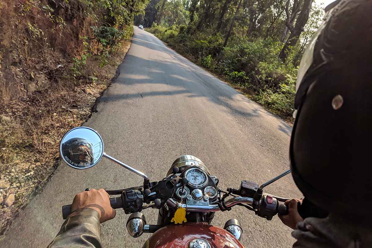 Riding a Motorbike