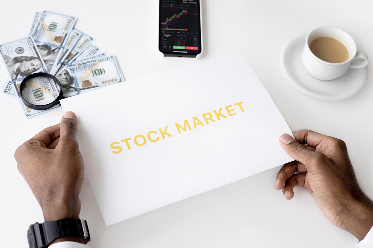 Stock Market Investor Selecting a Broker