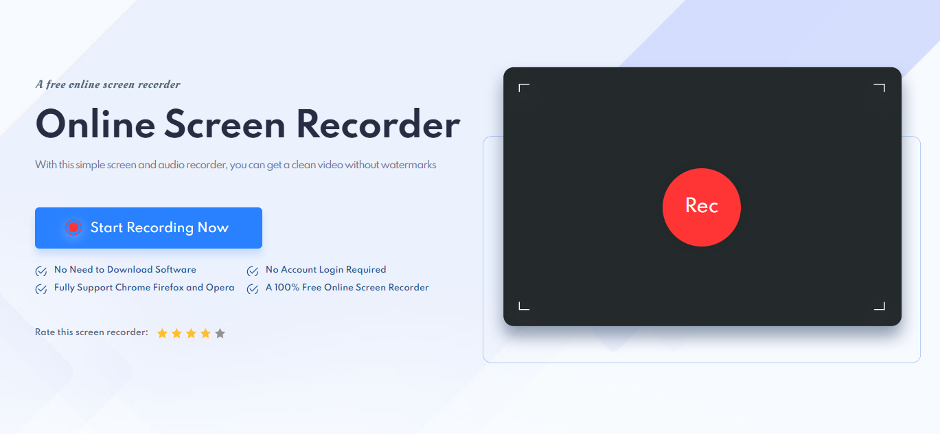 online screen recorder