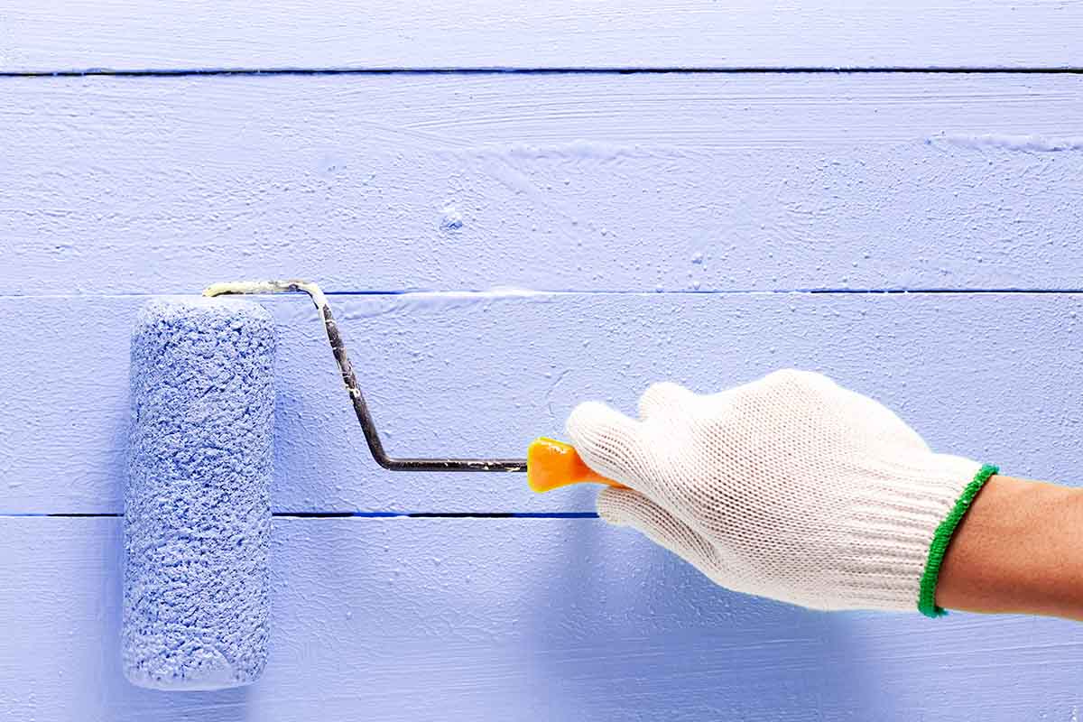 painting home fence