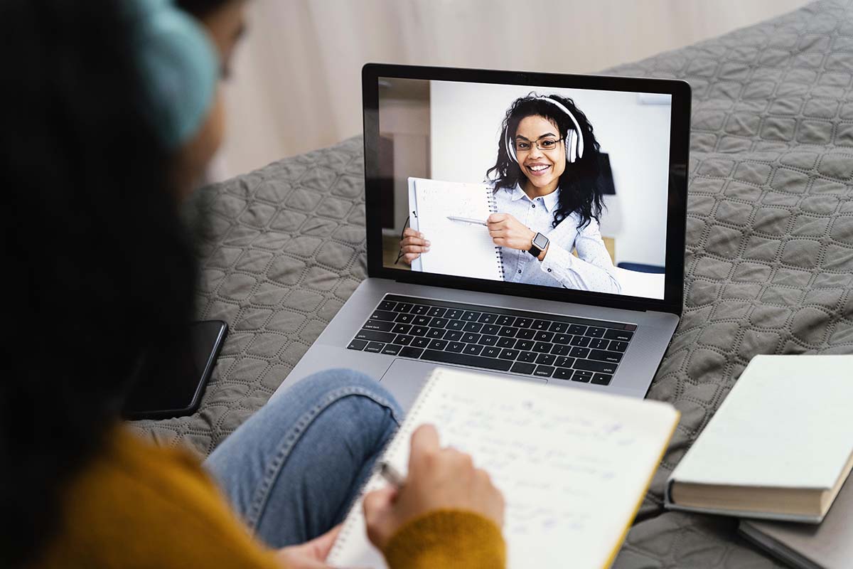 taking an online course