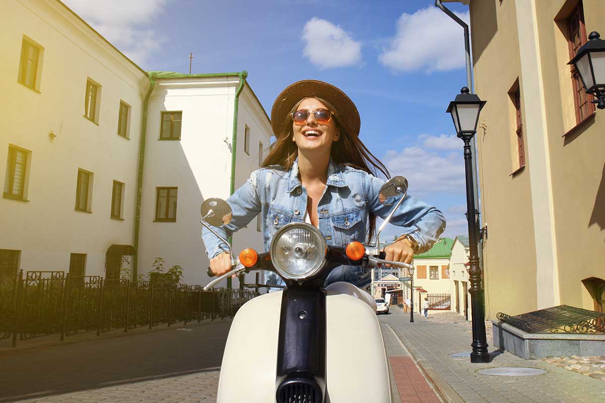 Riding a Moped Safely in Traffic