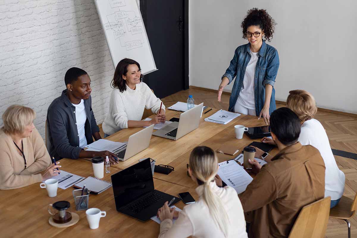 Business with an outsourced sales team