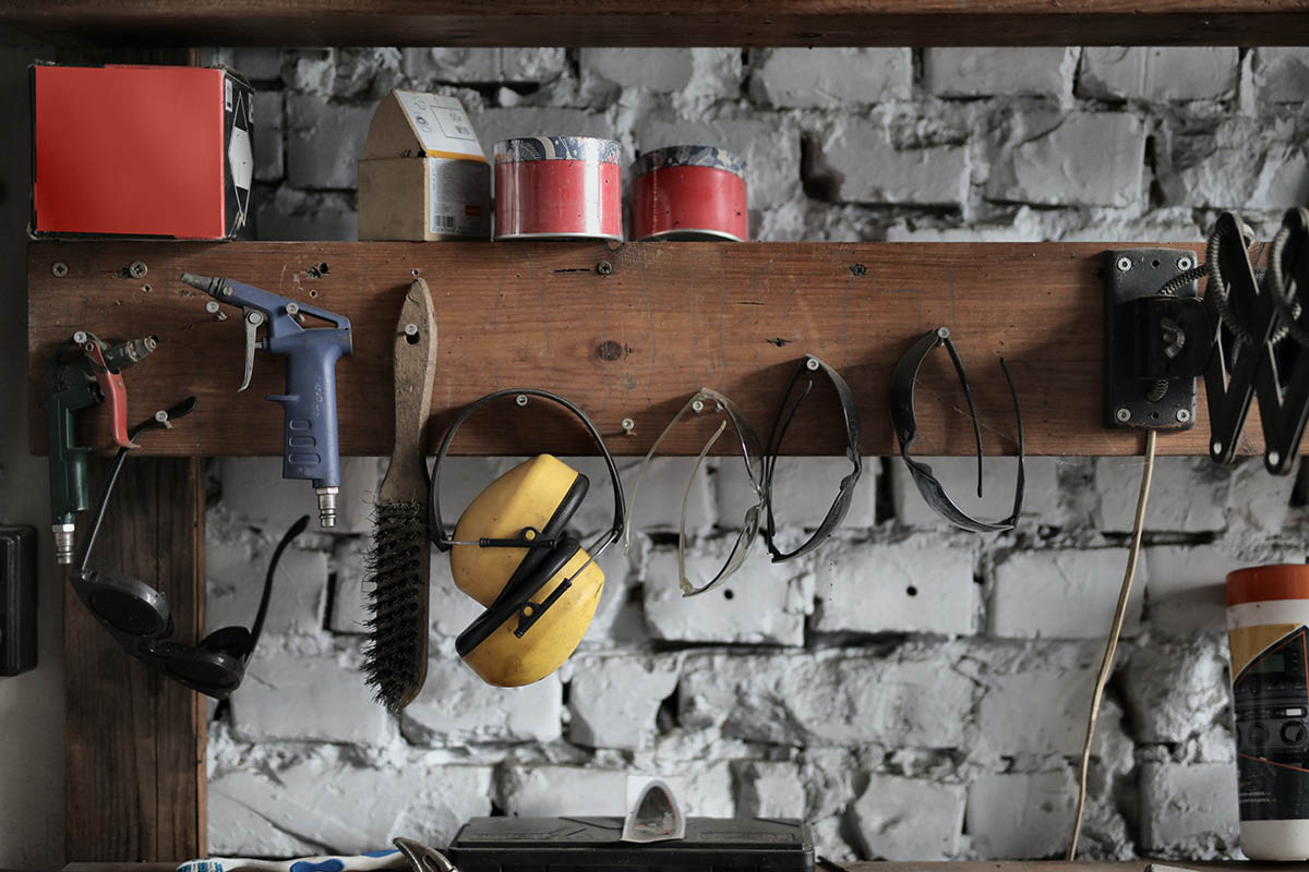 putting your tools into storage