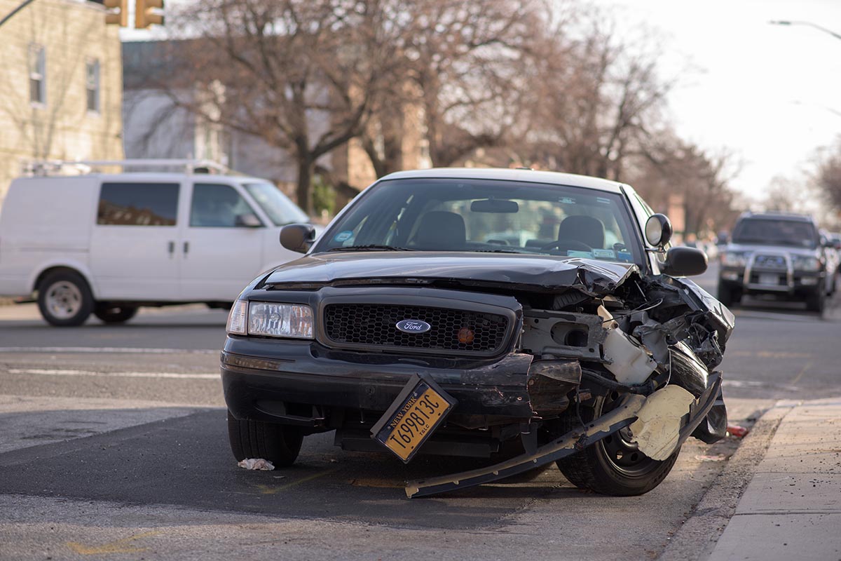 deal with a road accident