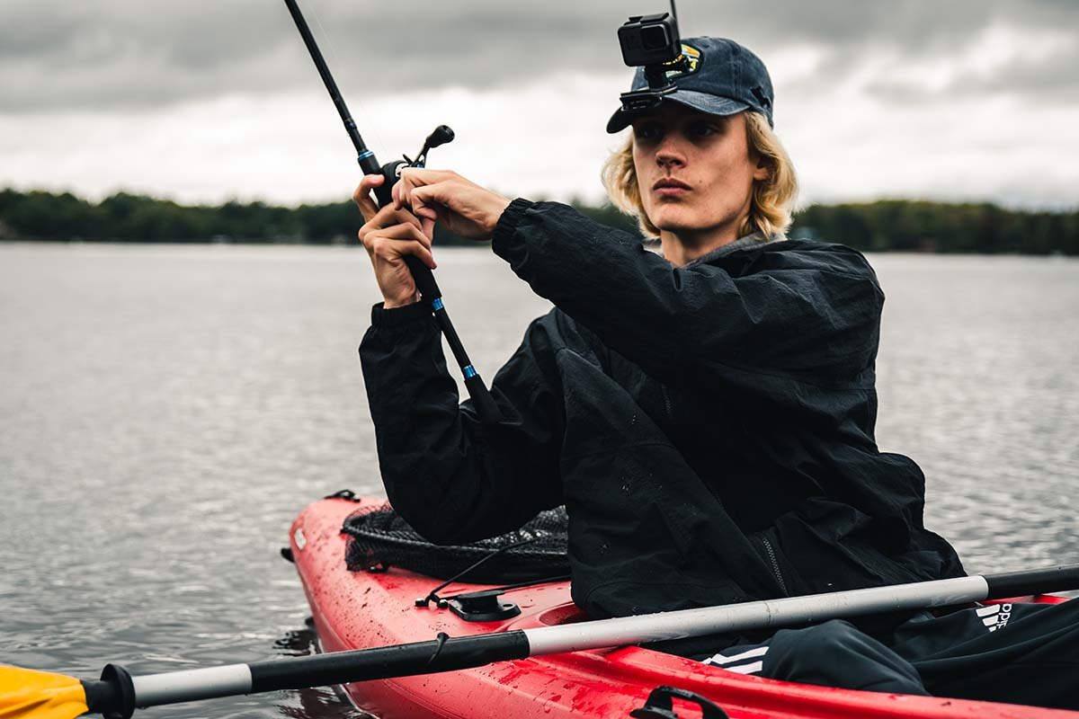 kayak fishing in saltwater