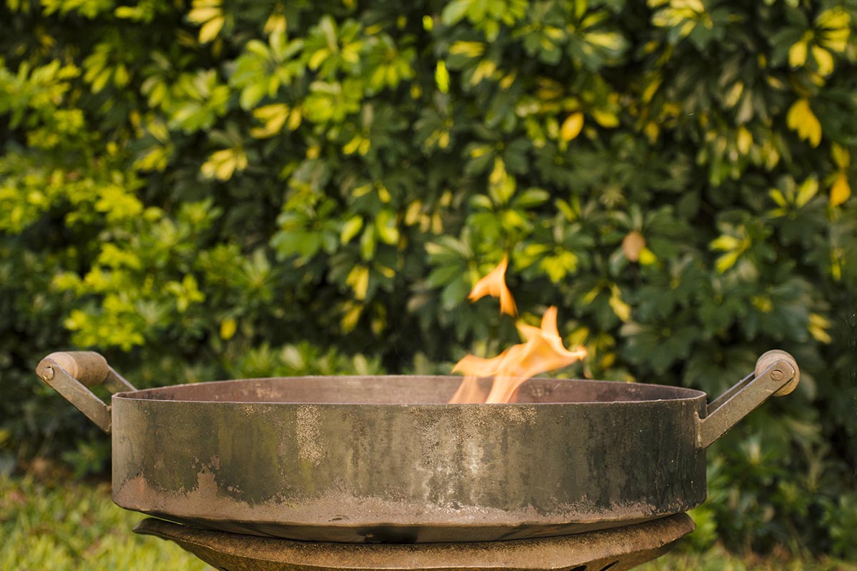 Custom-Made Copper Fire Pit