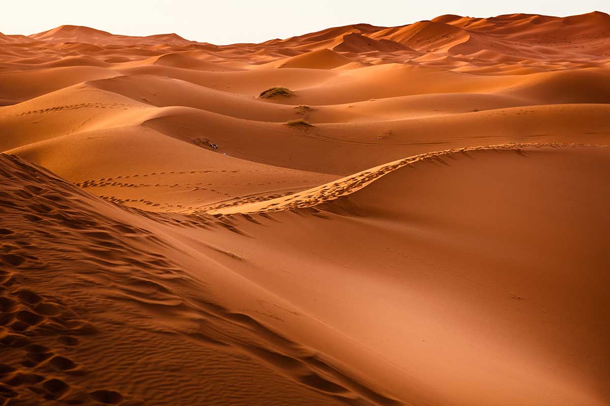 desert camping in Morocco