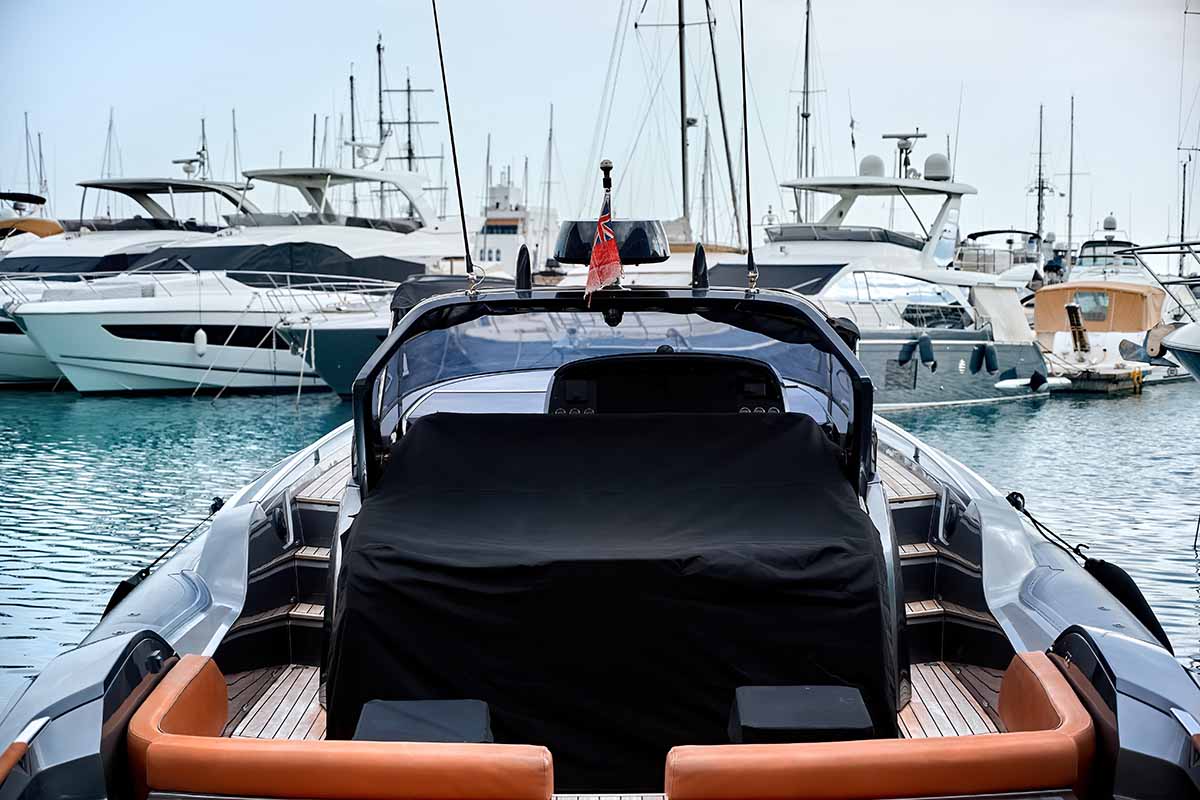 upholstery fabric in boat
