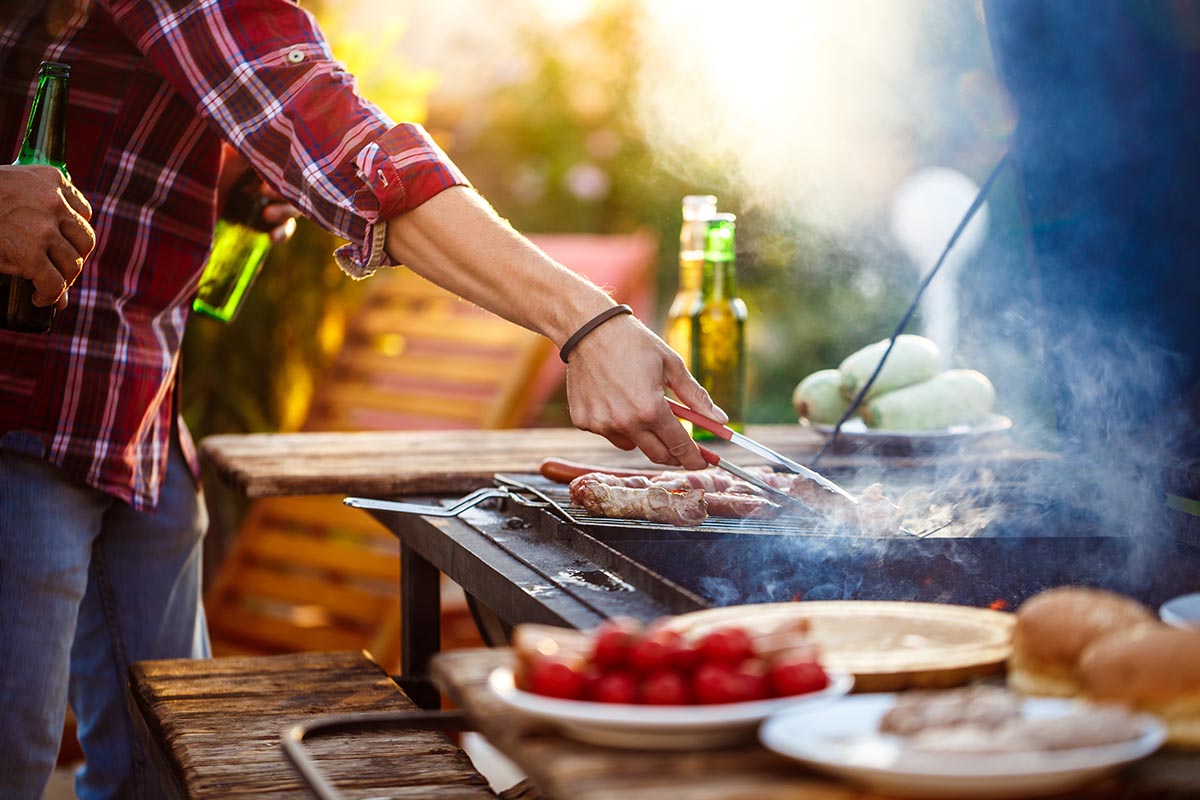 Weber natural gas BBQ grills.