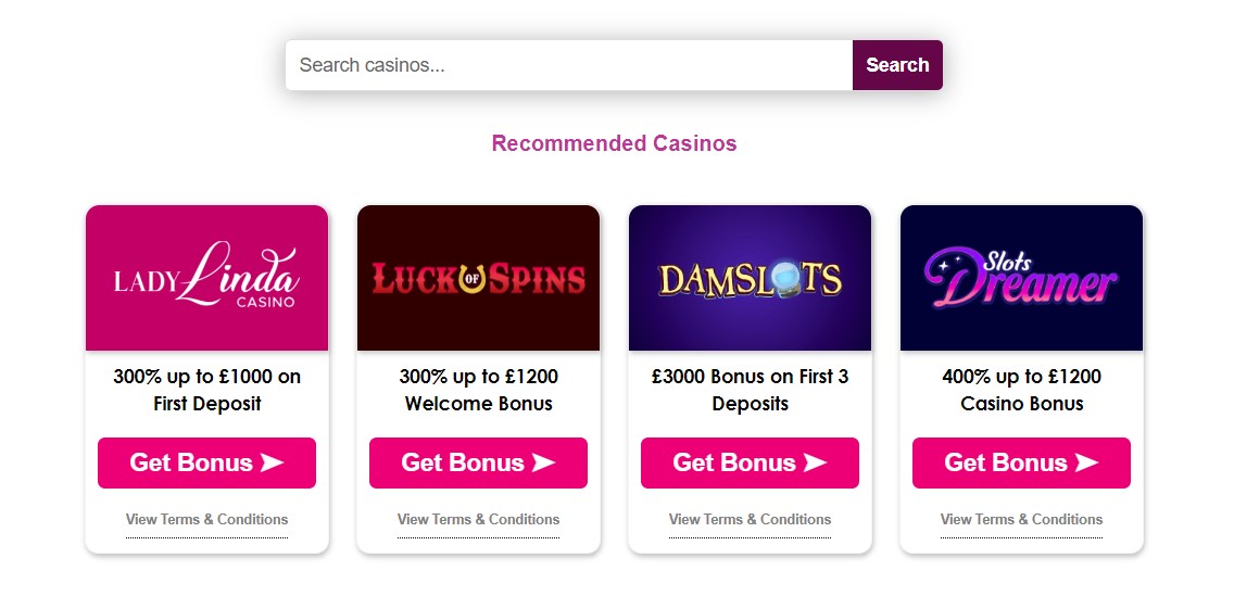 a casino sister site index