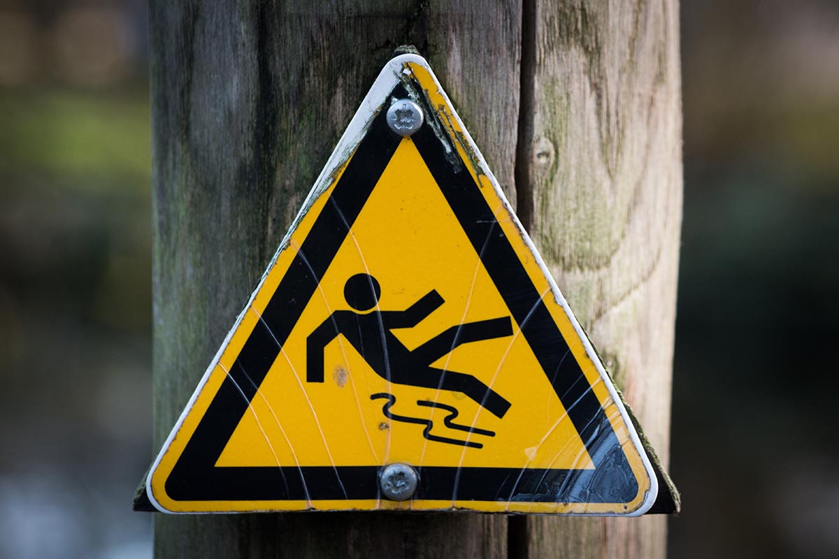 the event of s slip and fall accident