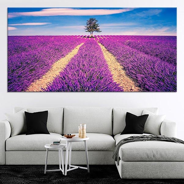 Transform Lavender Wall With Stunning Canvas Prints