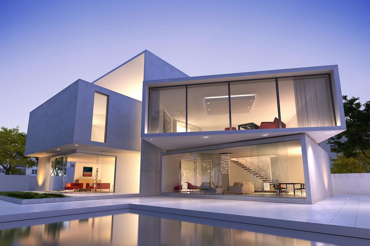Various types of house styles