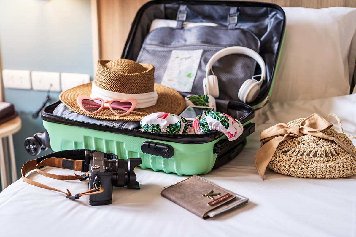 pack suitcase for next vacation