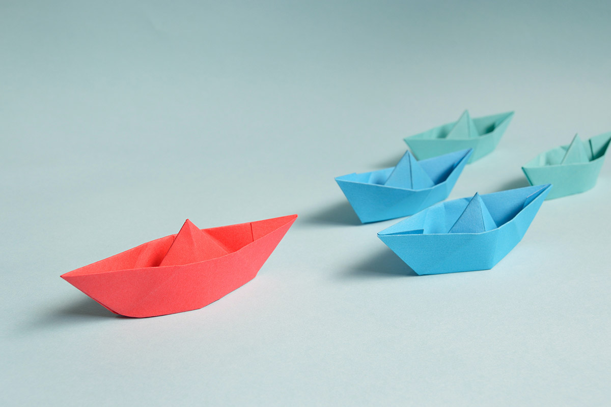 be a leader in business 