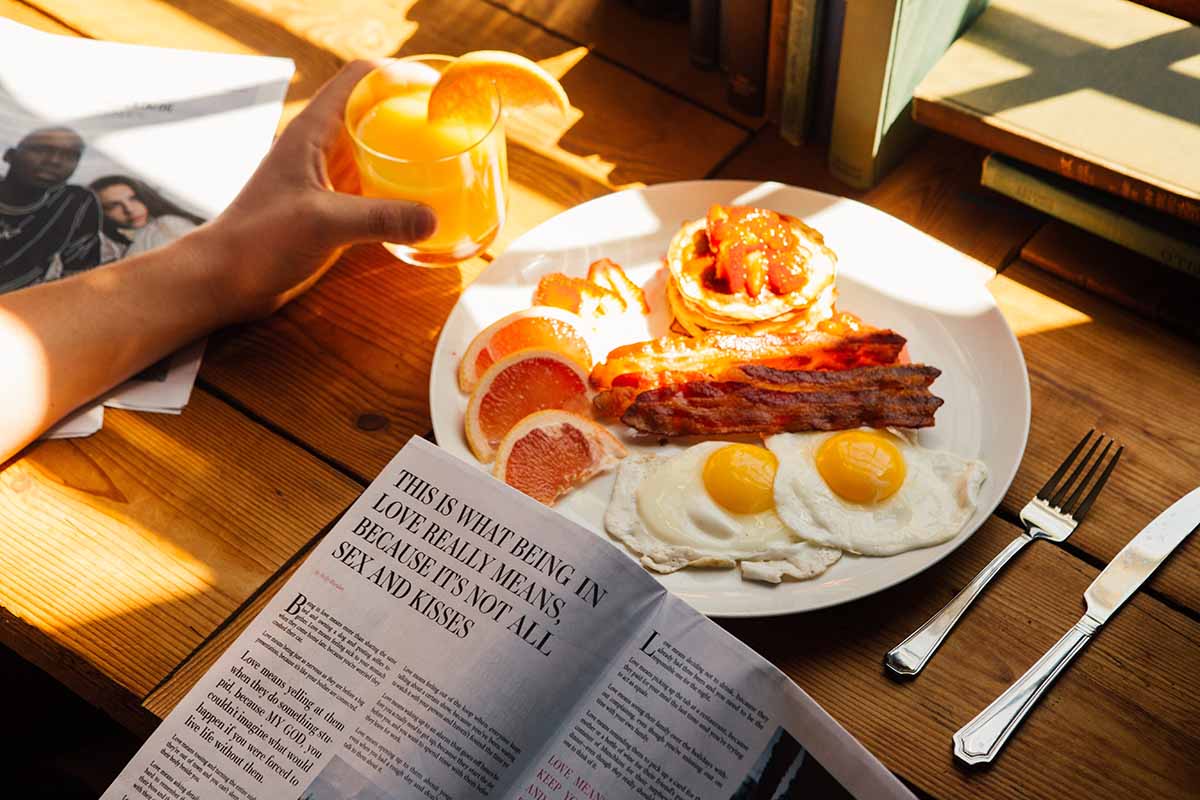 using food and drink to lift spirits