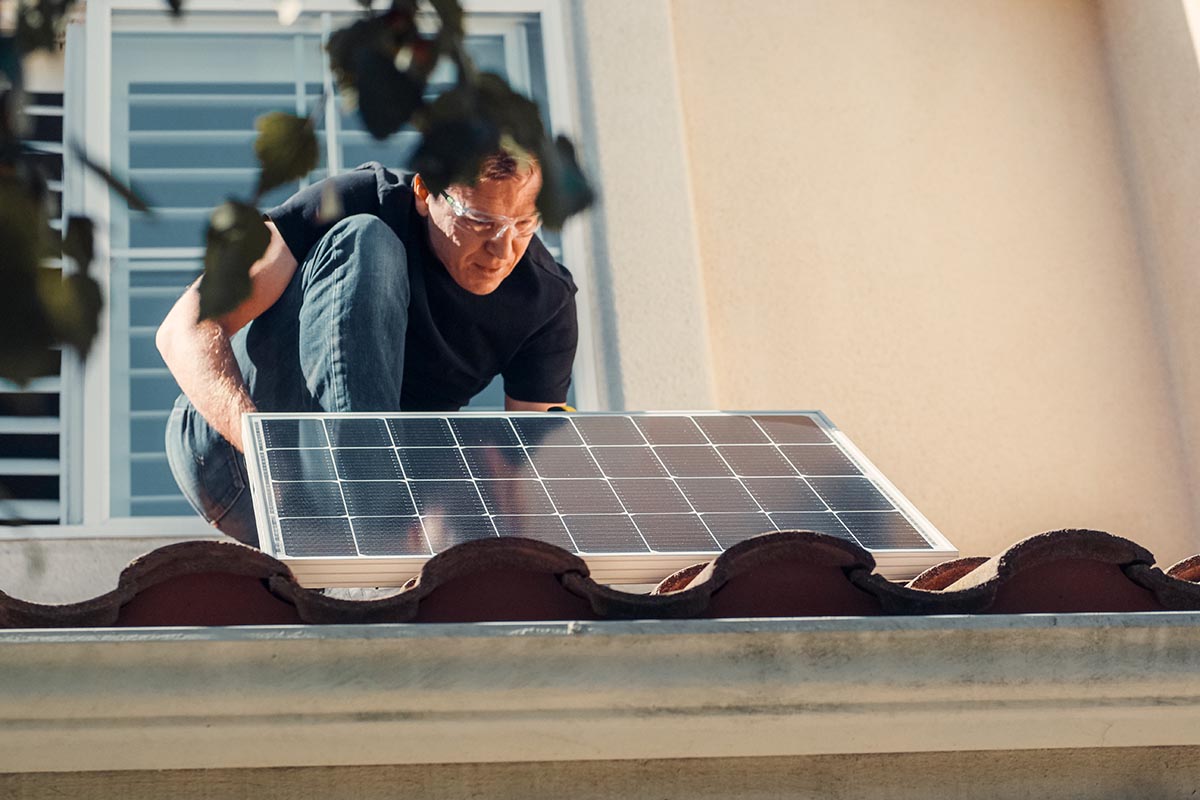 solar panel installation