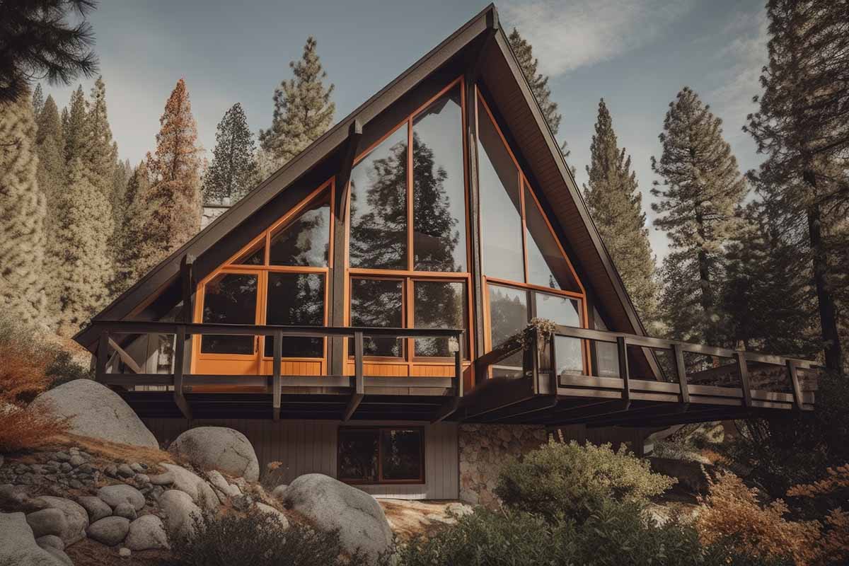 remote log cabin