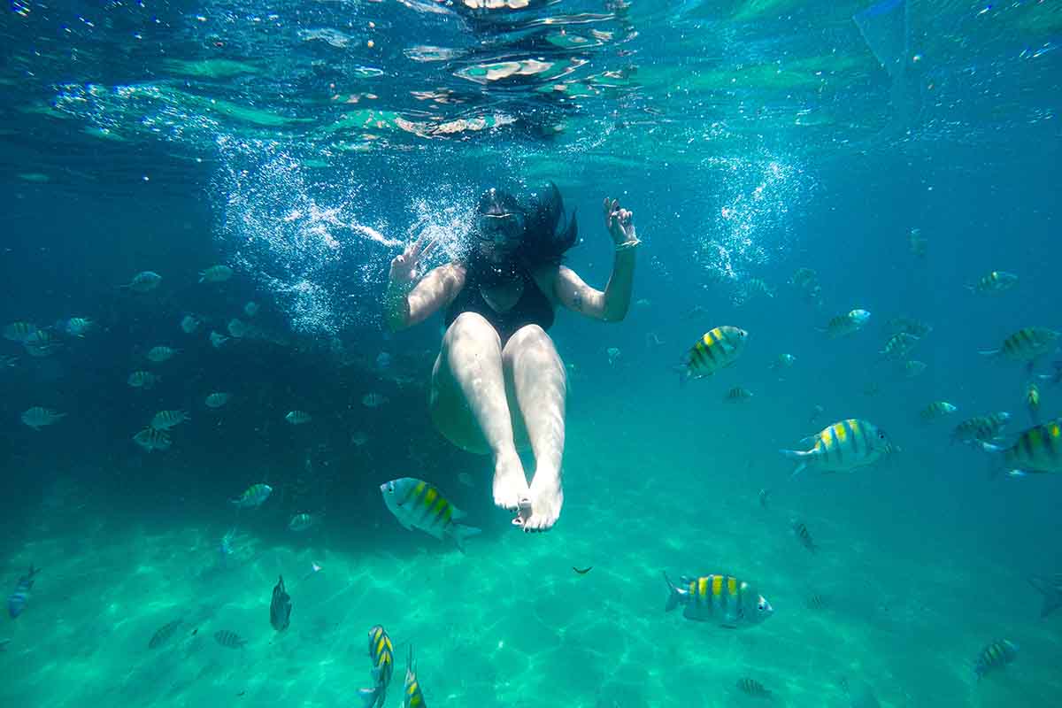 Snorkeling in Cancun Isla Mujeres