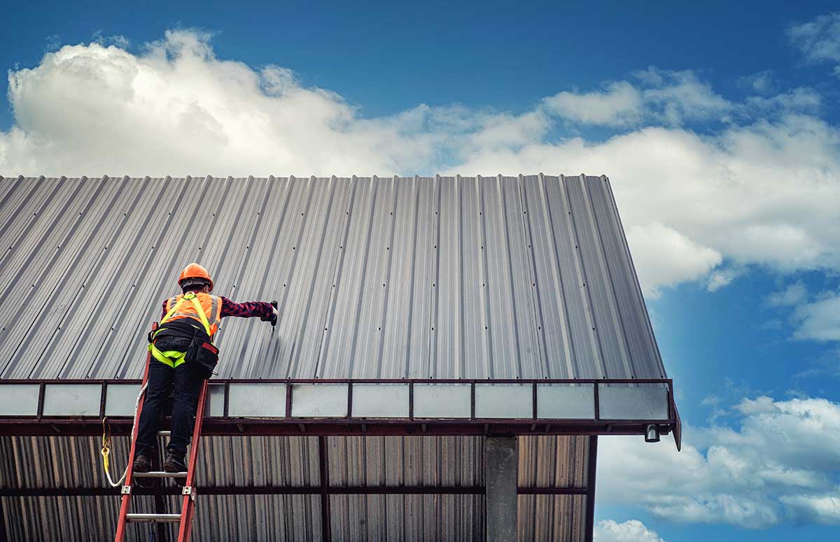 metal roofing for Brookfield home