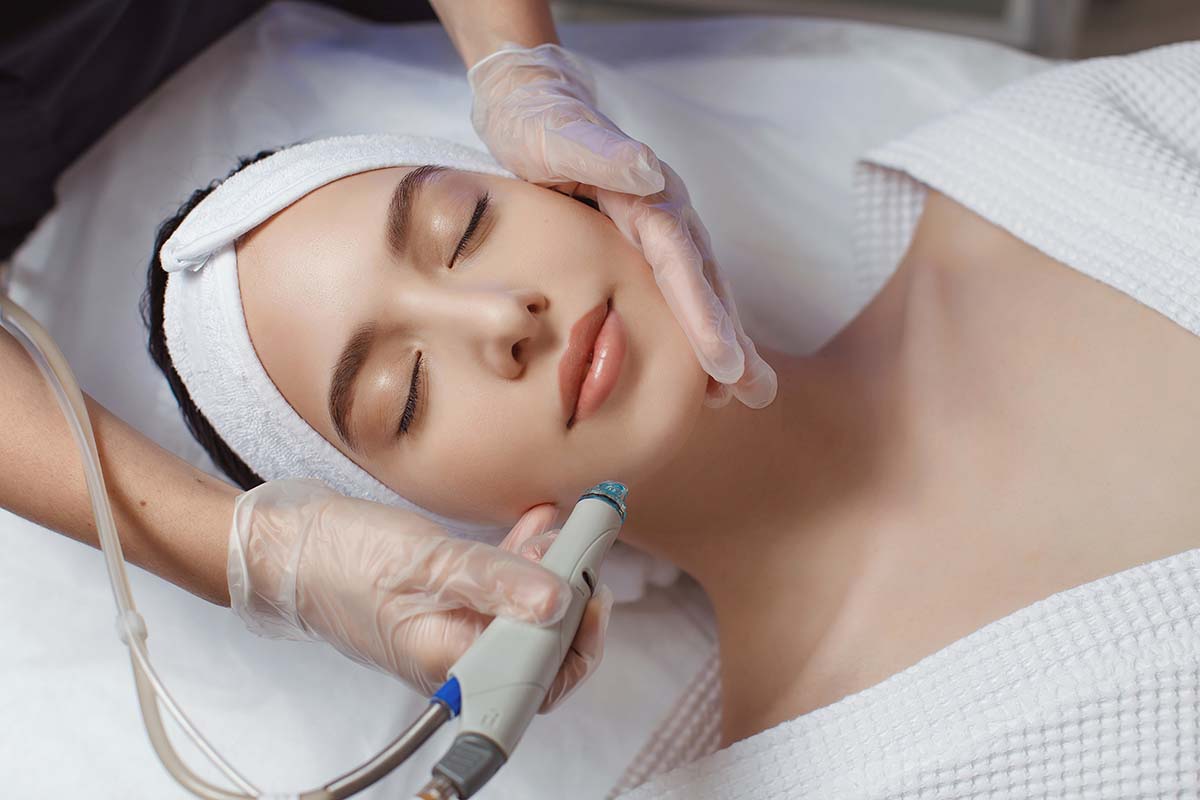 Hydrafacial treatment