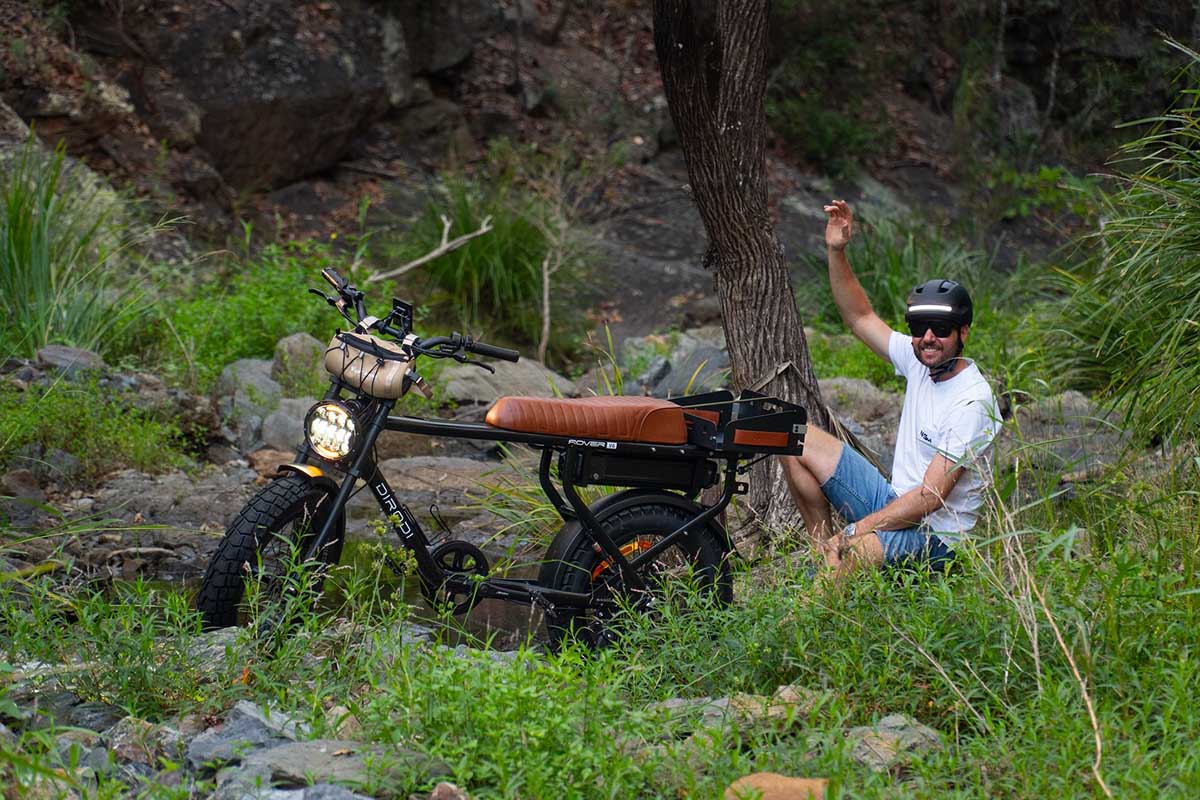 riding E‑Bike in the rain