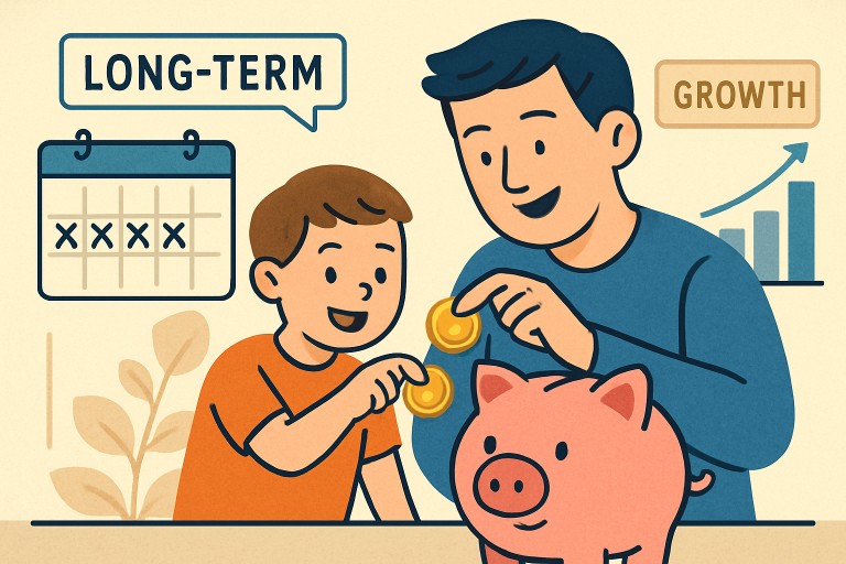 saving for child future