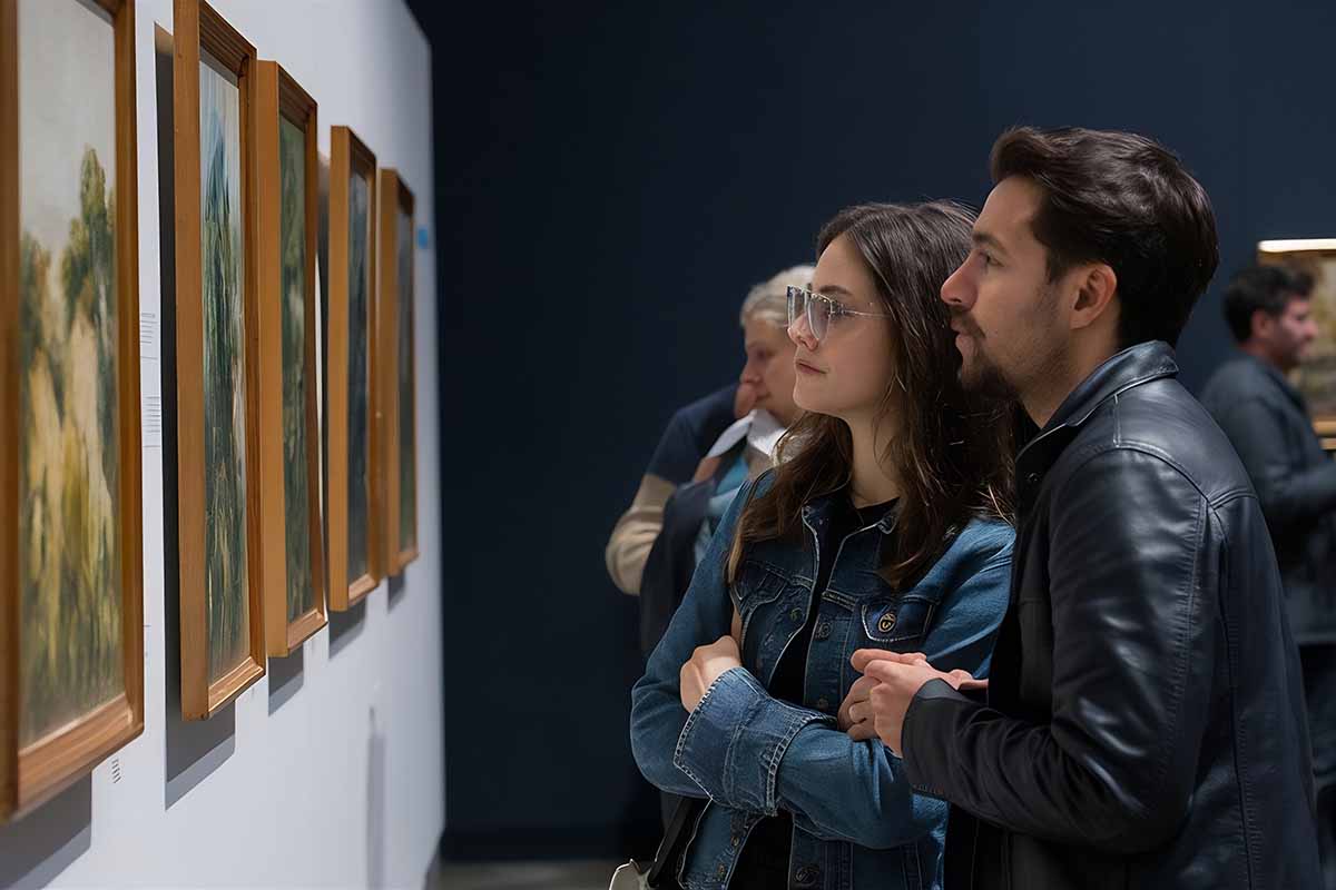 An art gallery gives you a different perspective on things