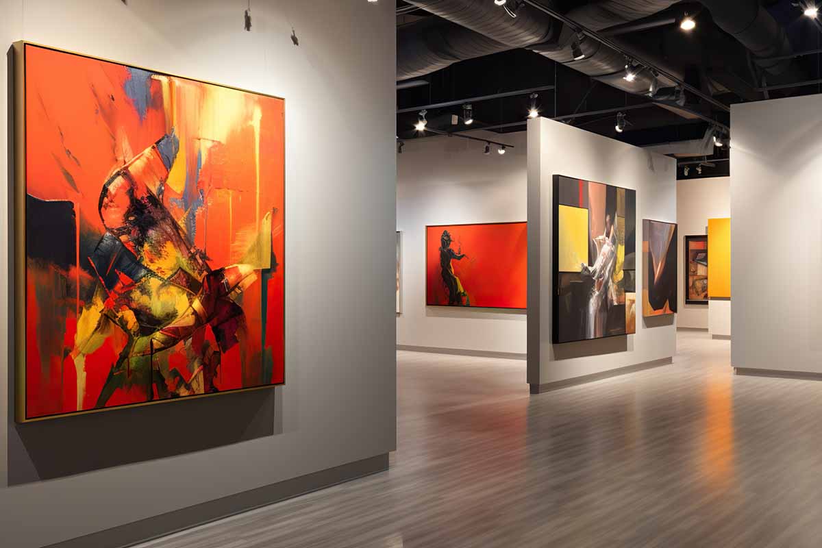 Visiting an Art Gallery