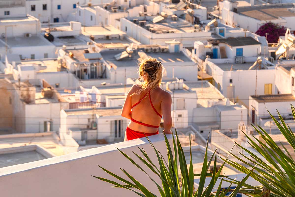 how to stay cool in Greece during summer