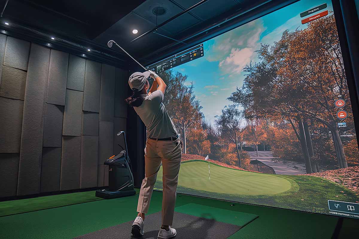 DIY golf simulator on a budget