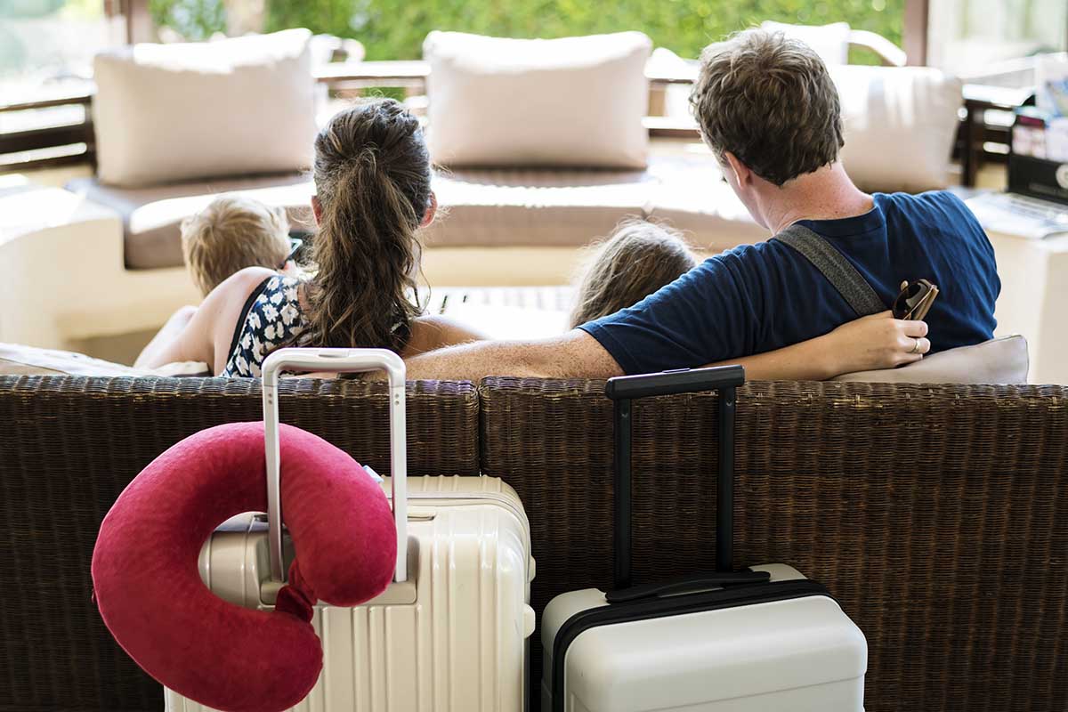 how much hotel space does a family need