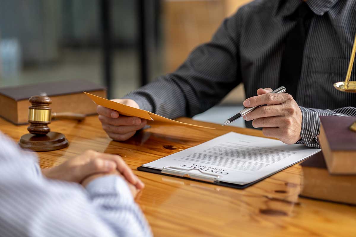 Defendant files for bankruptcy